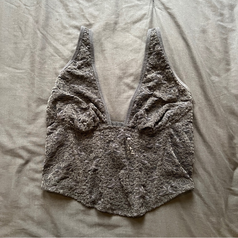UO Black Lace Corset
